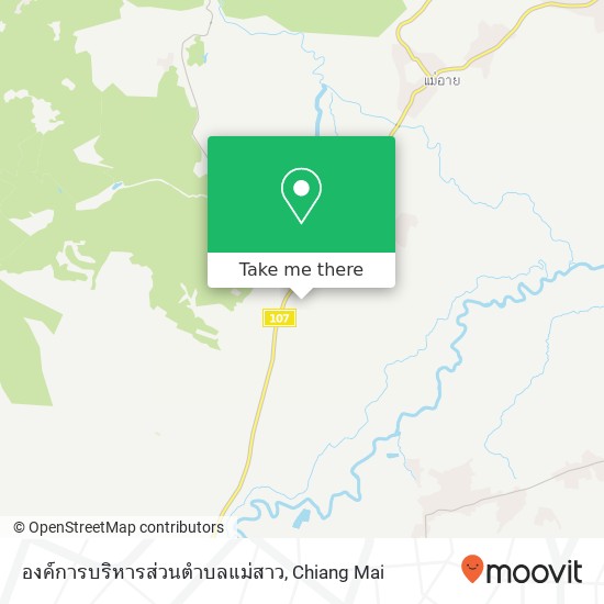 องค์การบริหารส่วนตำบลแม่สาว map