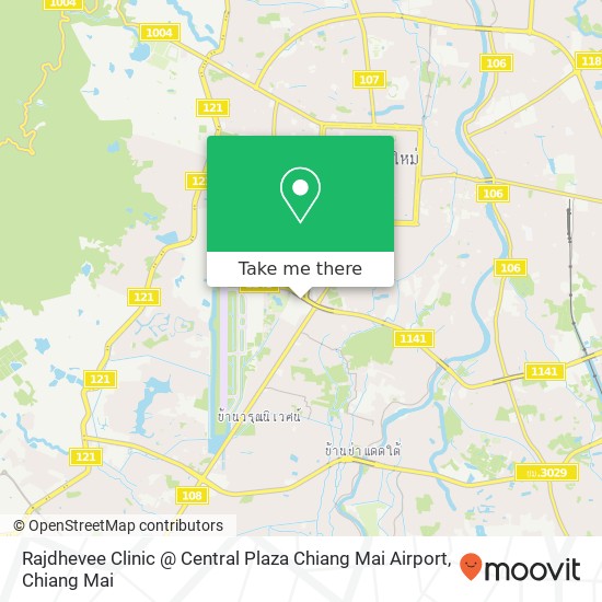 Rajdhevee Clinic @ Central Plaza Chiang Mai Airport map