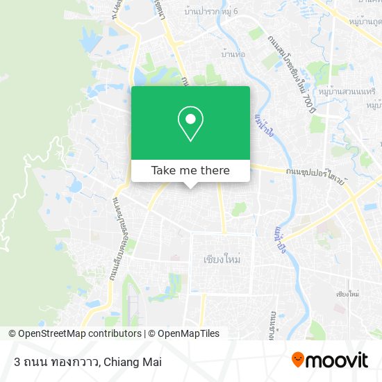 3 ถนน ทองกวาว map