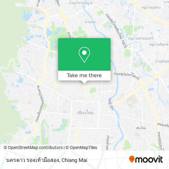นครดาว รองเท้ามือสอง map