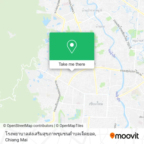 โรงพยาบาลส่งเสริมสุขภาพชุมชนตำบลเจ็ดยอด map