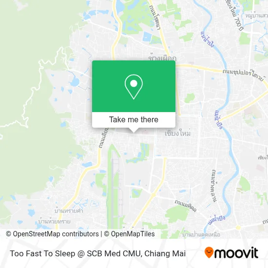 Too Fast To Sleep @ SCB Med CMU map