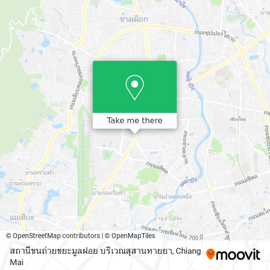 สถานีขนถ่ายขยะมูลฝอย บริเวณสุสานหายยา map
