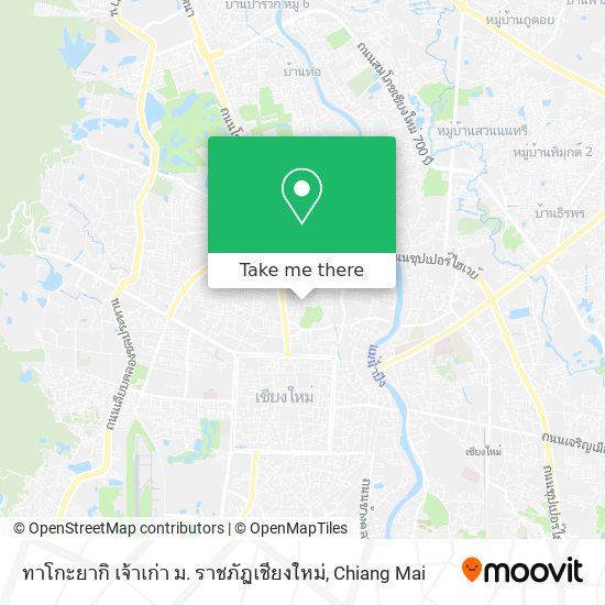 ทาโกะยากิ เจ้าเก่า ม. ราชภัฏเชียงใหม่ map