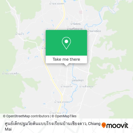 ศูนย์เด็กปฐมวัยต้นแบบโรงเรียนบ้านเชียงดาว map