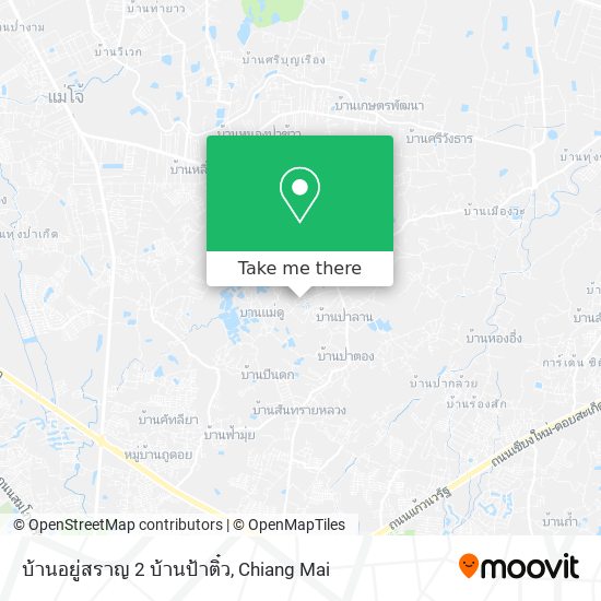 บ้านอยู่สราญ 2 บ้านป้าติ๋ว map