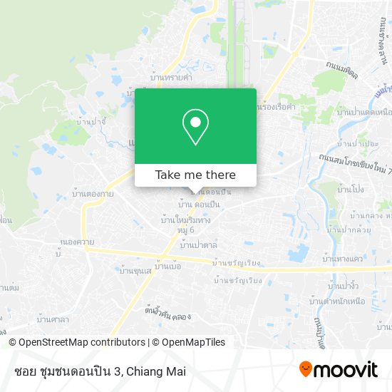 ซอย ชุมชนดอนปิน 3 map