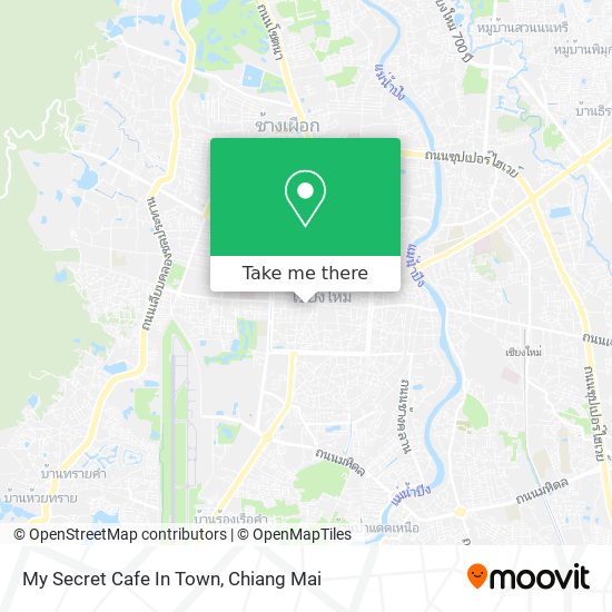 My Secret Cafe In Town map