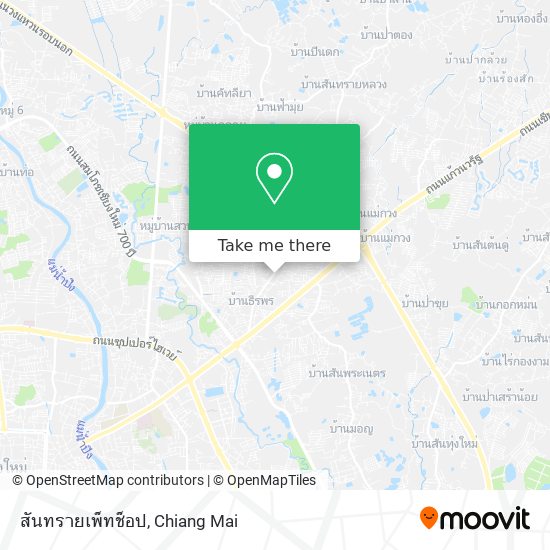 สันทรายเพ็ทช็อป map