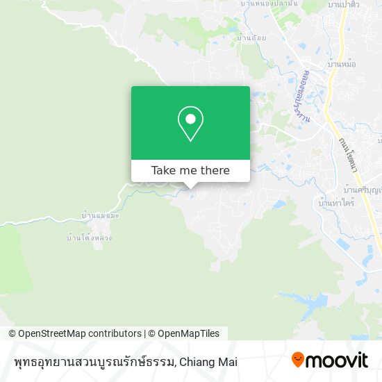 พุทธอุทยานสวนบูรณรักษ์ธรรม map