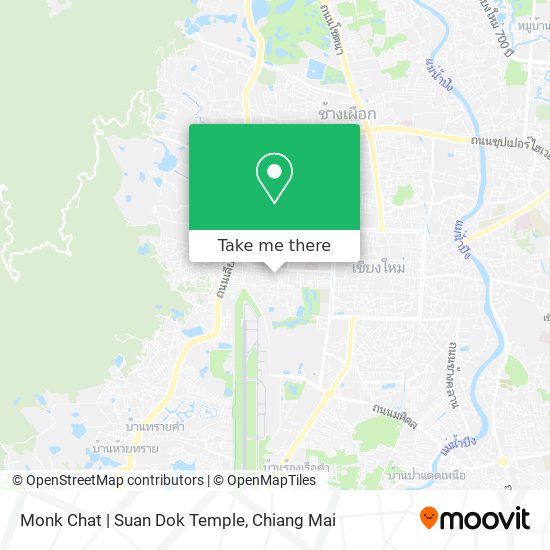 Monk Chat | Suan Dok Temple map