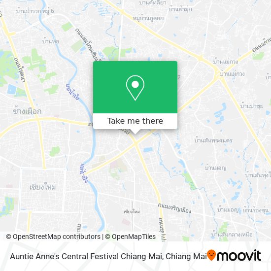 Auntie Anne's Central Festival Chiang Mai map