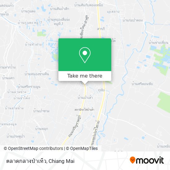 ตลาดกลางป่าเห็ว map
