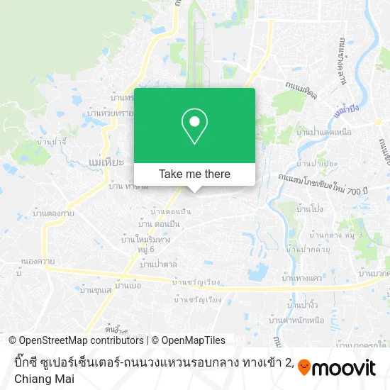 บิ๊กซี ซูเปอร์เซ็นเตอร์-ถนนวงแหวนรอบกลาง ทางเข้า 2 map