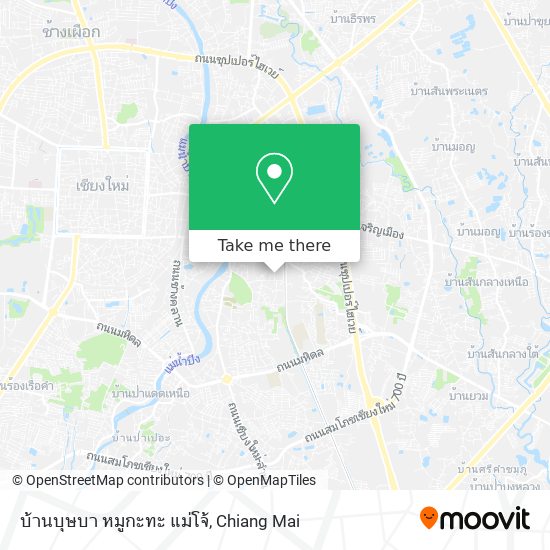 บ้านบุษบา หมูกะทะ แม่โจ้ map
