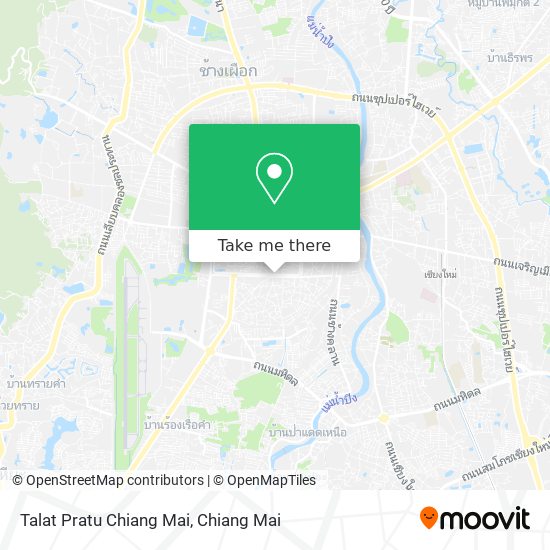 Talat Pratu Chiang Mai map
