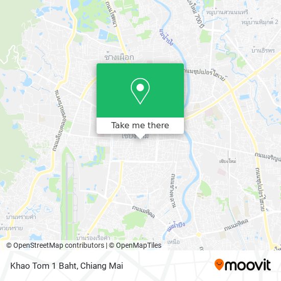 Khao Tom 1 Baht map