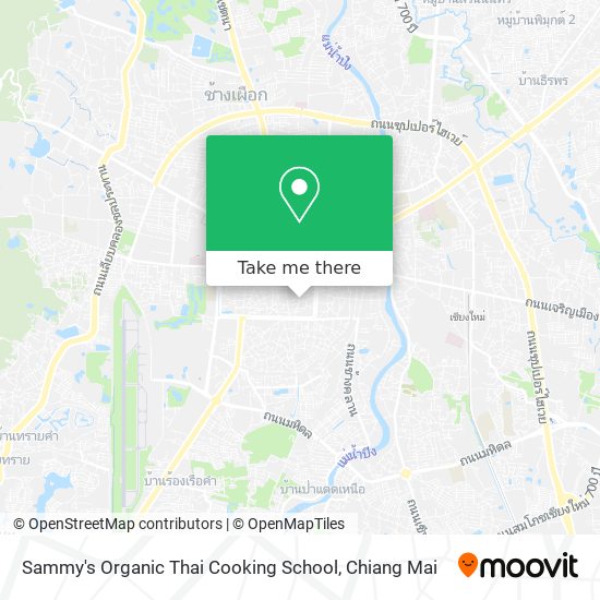 Sammy's Organic Thai Cooking School map