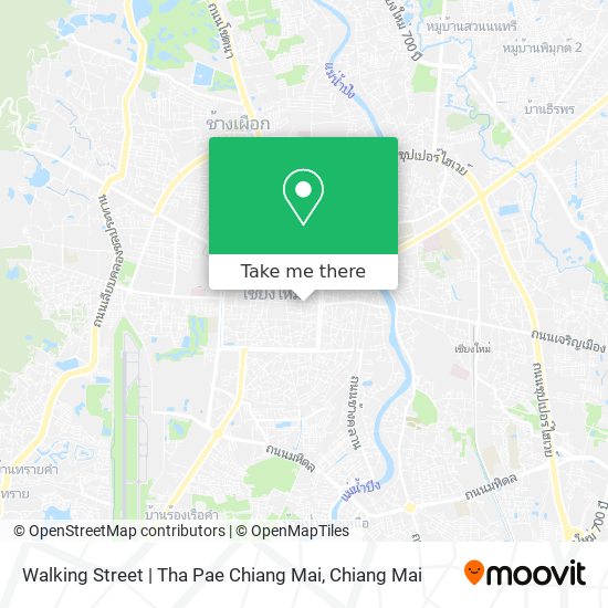 Walking Street | Tha Pae Chiang Mai map
