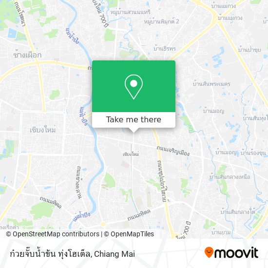 ก๋วยจั๊บน้ำข้น ทุ่งโฮเต็ล map