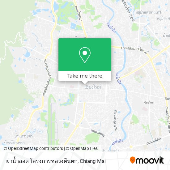 ผาน้ำลอด โครงการหลวงตีนตก map