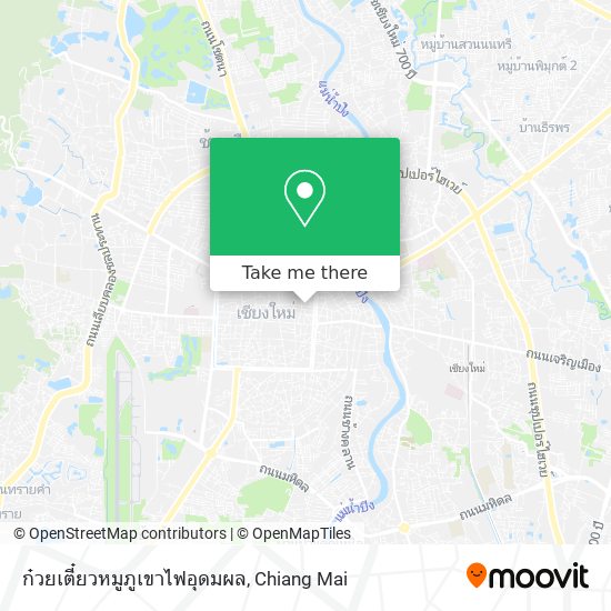 ก๋วยเตี๋ยวหมูภูเขาไฟอุดมผล map