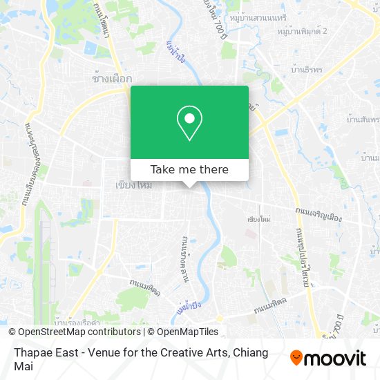 Thapae East - Venue for the Creative Arts map