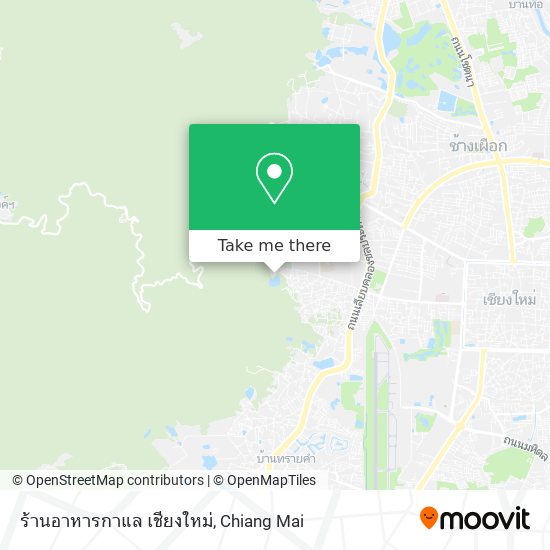 ร้านอาหารกาแล เชียงใหม่ map