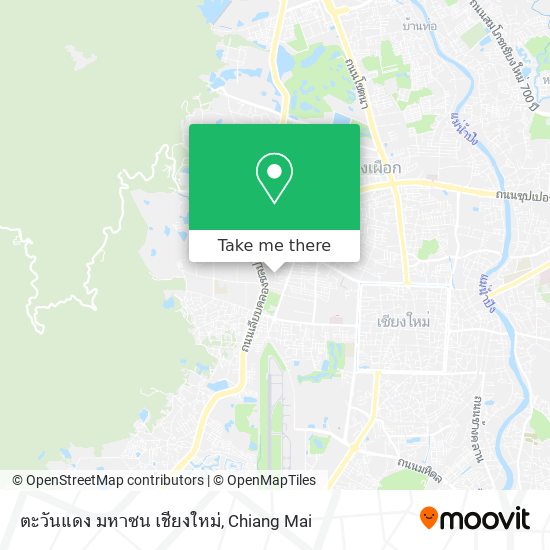 ตะวันแดง มหาซน เชียงใหม่ map