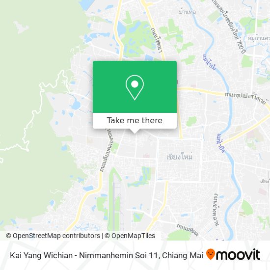 Kai Yang Wichian - Nimmanhemin Soi 11 map