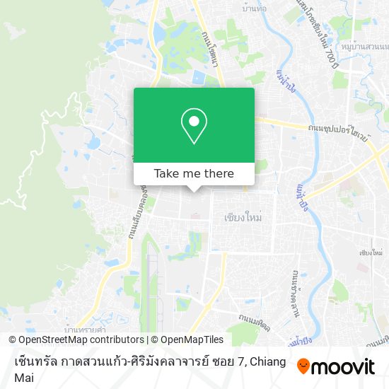 เซ็นทรัล กาดสวนแก้ว-ศิริมังคลาจารย์ ซอย 7 map
