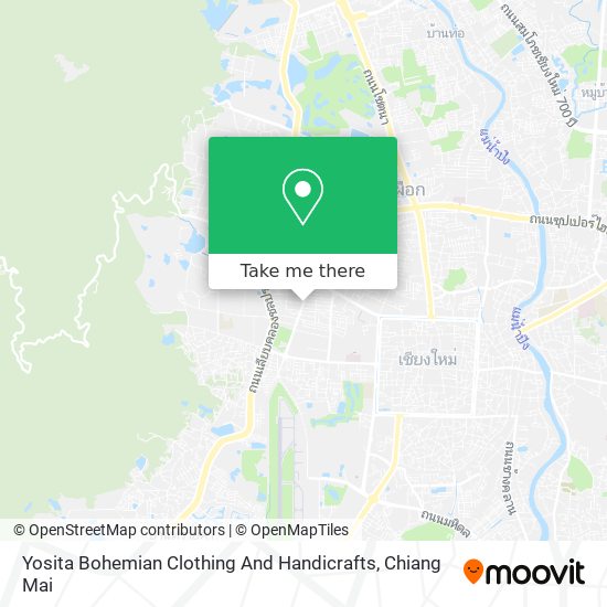 Yosita Bohemian Clothing And Handicrafts map