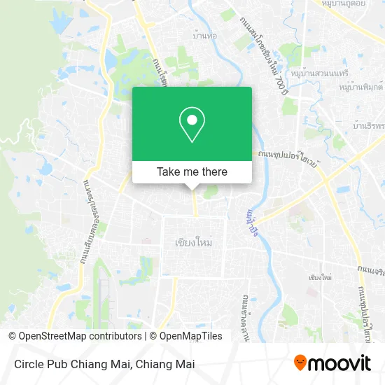 Circle Pub Chiang Mai map