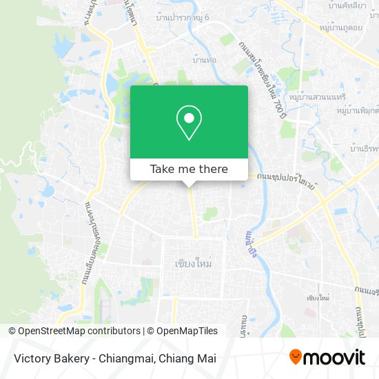 Victory Bakery - Chiangmai map