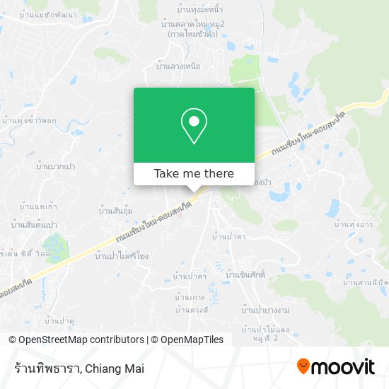 ร้านทิพธารา map
