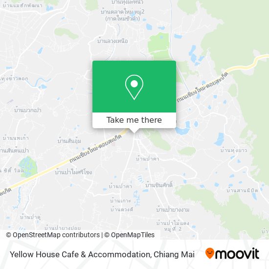 Yellow House Cafe & Accommodation map