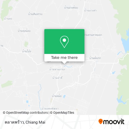 ตลาดพร้าว map