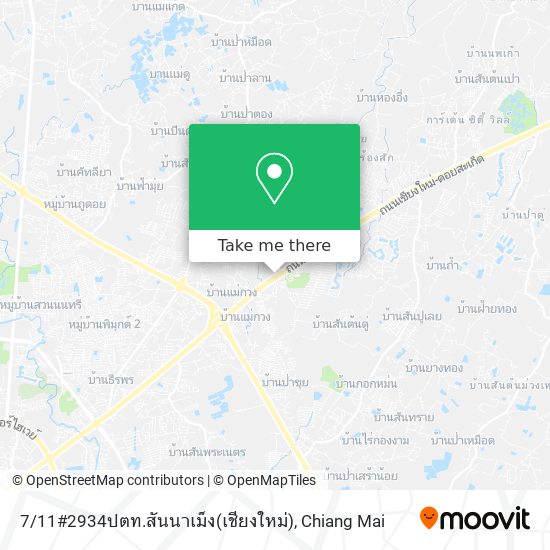 7 / 11#2934ปตท.สันนาเม็ง(เชียงใหม่) map