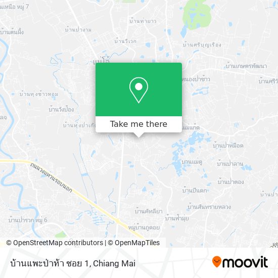 บ้านแพะป่าห้า ซอย 1 map