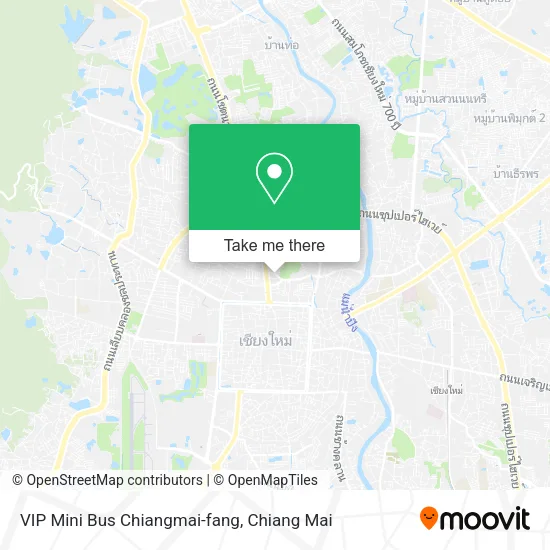 VIP Mini Bus Chiangmai-fang map