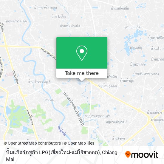 ปั๊มแก๊สรักชูก้า LPG(เชียงใหม่-แม่โจ้ขาออก) map