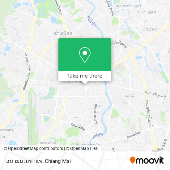 สนามมวยท่าแพ map