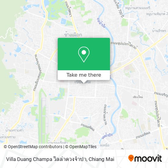 Villa Duang Champa วิลล่าดวงจำปา map