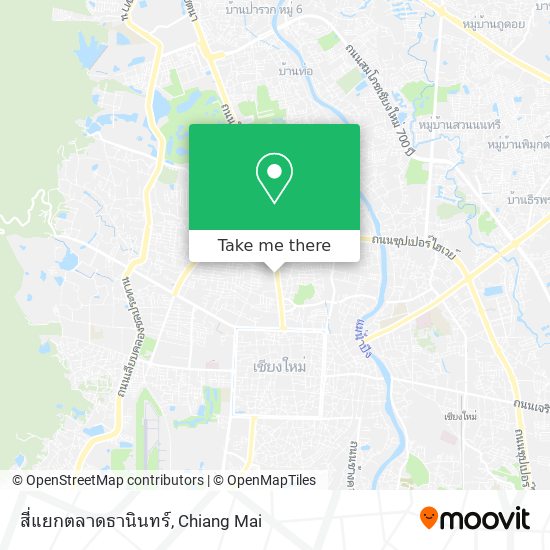 สี่แยกตลาดธานินทร์ map