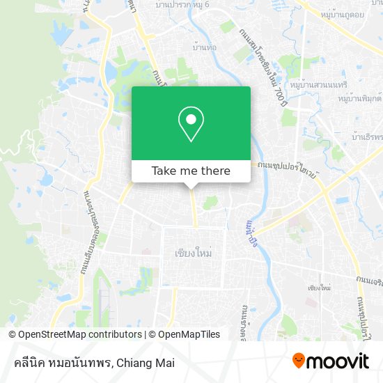 คลีนิค หมอนันทพร map