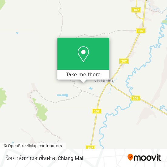 วิทยาลัยการอาชีพฝาง map