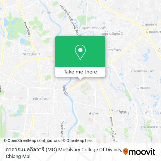 อาคารแมคกิลวารี (MG) McGilvary College Of Divinity map