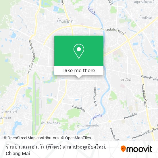 ร้านข้าวแกงชาววัง (พิจิตร) สาขาประตูเชียงใหม่ map