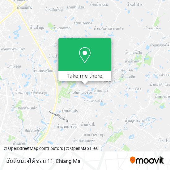 สันต้นม่วงใต้ ซอย 11 map