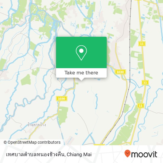 เทศบาลตำบลหนองช้างคืน map